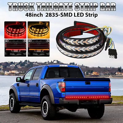 48  Inch Truck Tailgate Strip LED Sequential Brake Signal Reverse Tail Light Bar • $16.19