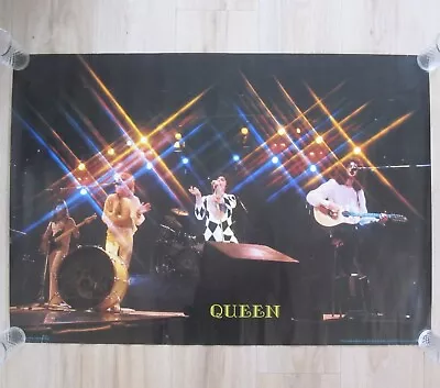 Queen Freddie Mercury 1978 Live Concert Group Band Poster • $93.25