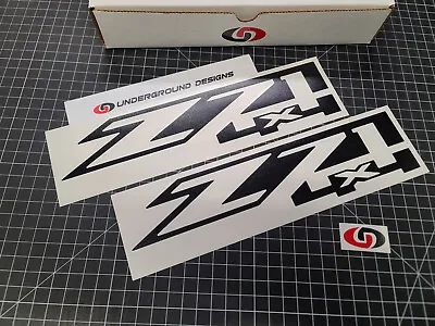 Z71 4X4 Decals (2pk) Bedside Fender Tailgate Stickers Silverado Sierra 2014-2023 • $15.95