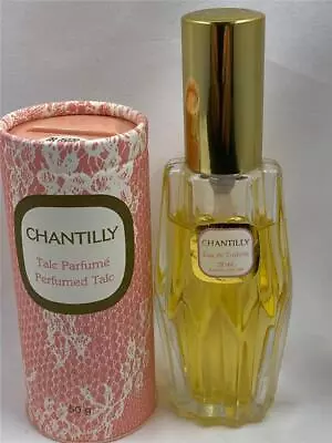 Vintage Chantilly Edt Eau De Toilette 28 Ml & Perfumed Talc Powder Seal Intact • $45