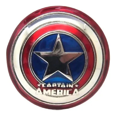  Captain America 3D Shield With Name Metal Enamel Belt Buckle • $13.99