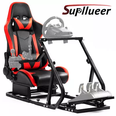 Supllueer Racing Simulator Cockpit Stand Or Seat Fit Logitech G29 G920 G923 • $276