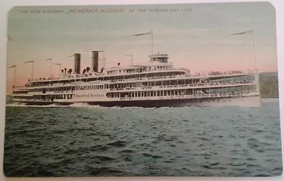 Steamship Hendrick Hudson Steamer Capitol Postcard  Rare VHTF Germany Theochrom  • $16.38