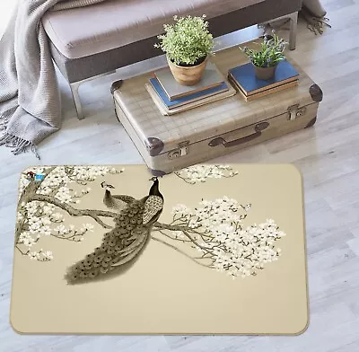 3D Classical Peacock ZHUA2383 Game Non Slip Rug Mat Photo Carpet Vera • $57.78