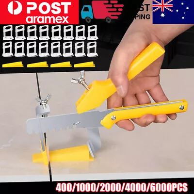 7000x Tile Leveling System Clips Levelling Spacer Tiling Tool Floor Wall 1.5mm • $12.99