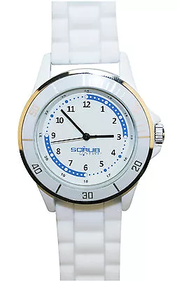 Nurse Nurses Medical Student White Silicone Quadrant Scrub Watch • $23.97