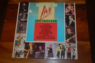 Live For Ireland-U2 Van Morrison Elvis Costello-Promo Cut-12  Vinyl-Looks Great • $14.99