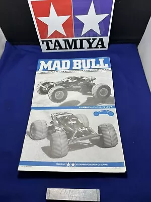 Tamiya Vintage Mad Bull Build Manual Instructions VGC Rc Car Spares Complete • £12.40