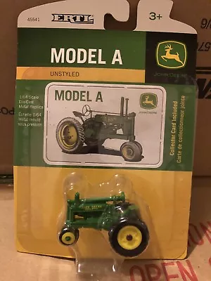 ERTL 1:64 JOHN DEERE Unstyled Model A Tractor     ON SALE! • $5