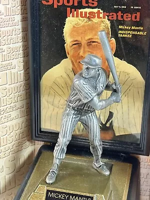MICKEY MANTLE PEWTER SCULPTURE LIMITED EDITION IN 1997 Pre Owned • $21.93
