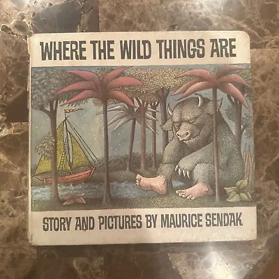 Where The Wild Things Are Maurice Sendak 1963 Vintage U.S Book Club Edition • $26