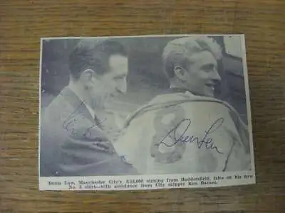 1950/60's SC: Manchester City - Denis Law & Ken Barnes (Signing Day For City) [S • £5.99