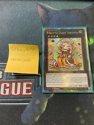 Madolche Queen Tiaramisu - Quarter Century Rare - Yugioh BLMR-EN076 • $72.92