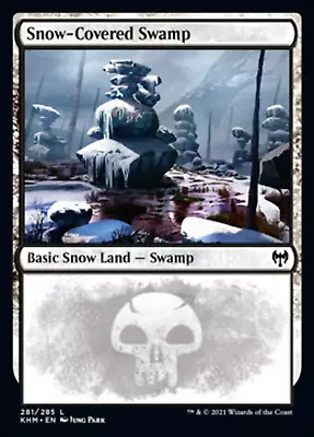 Snow-Covered Swamp (281) [Kaldheim] Magic MTG • $1.55