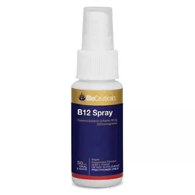 BioCeuticals B12 Spray 50mL Vegan Peppermint Flavour • $19.99