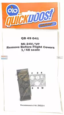 QBT49041 1:48 Quickboost  Mi-24V Mi-24VP Hind Remove Before Flight Covers (ZVE • $14.89