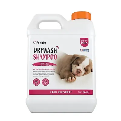 £14.99 • Buy Aloe Vera Dog Dry Shampoo Waterless Clean Condition Detangle Itchy Skin 1 Litre