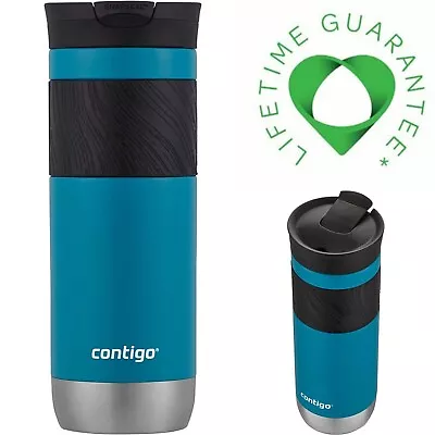 $23.79 • Buy Travel Coffee Mug Leak Proof Vacuum Insulated Byron Stainless Steel SnapSeal Lid