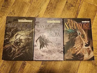 Forgotten Realms 3-book Set By R.A. Salvatore (1st Edition/ 1st Print) • $24.99