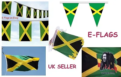 Jamaican Independence Day Jamaica Caribbean Flags & Party Bunting • £5.95