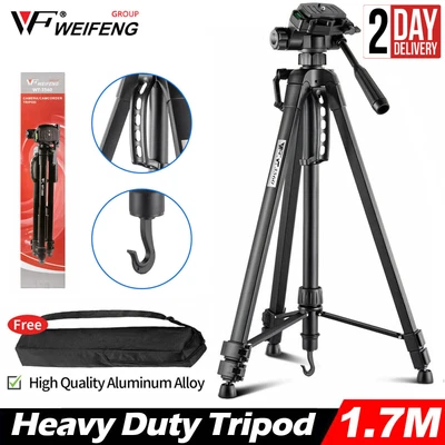 £24.59 • Buy 67  Large Professional Heavy Duty Aluminium Tripod Pan Head DSLR Camera Travel