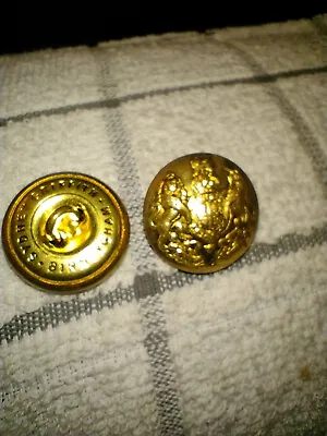 General Service Brass Buttons King's Crown 23.5mm Sydney Griffith Birmingham • £2