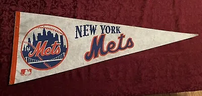 Vintage MLB 1970’s New York Mets Full Sized Pennant - Original Owner • $6.50