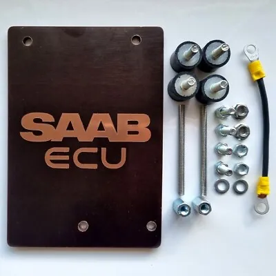 Saab 93 ECU Saver Spacer Kit Heat Shield Plate Saab 93 (2003-2012) ECU Long Life • $70