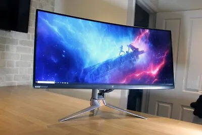 Asus 35” PG35VQ 200Hz Curved G-Sync Gaming Monitor HDR Screen • $1059
