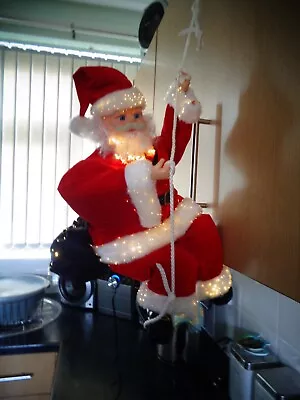 £20 • Buy Fibre Optic, Hanging, Santa Claus Christmas Decoration