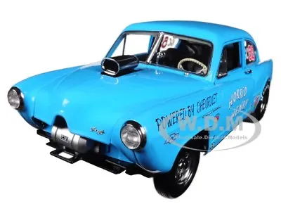 1951 Kaiser Henry J Gasser Blue  Horrid Henry  1/18 Diecast Model Sunstar 5107 • $129.99