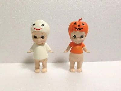 Sonny Angel Halloween Series 2007  Pumpkin  And  Ghost  Mini Figure Set F/S • $99.99