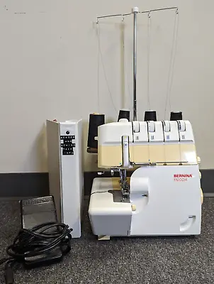 $399.99 • Buy Bernina 1100DA Serger Sewing Machine With Accessories And Manual TESTED EUC!