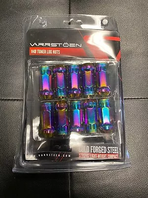 Varrstoen V48 Lug Nuts Open Ended Extended Neo Chrome 12x1.25 Steel • $62.99