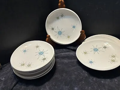 Franciscan Atomic Starburst  Bread Plate Mid-Century 1950s Retro - Set Of 10 • $65