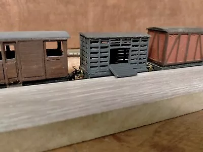 009 NARROW GAUGE Cattle Wagon. • £7.50