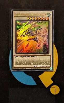 £16.95 • Buy MAZE-EN019 Accel Synchro Stardust Dragon Ultra Rare 1st Edition YuGiOh Card