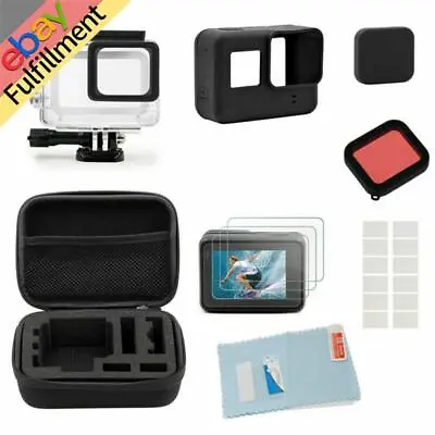Waterproof Diving Case Lens Filter Storage Case Film Set For Gopro Hero 6 5 • $31.75