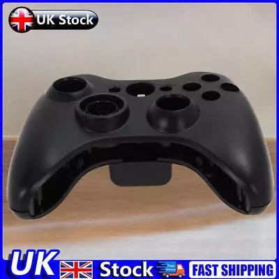 Wireless Controller Full Case Shell Cover + Buttons For XBox 360 Black UK • £7.79