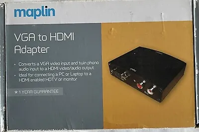 Maplin VGA To HDMI Adapter. • £16.88