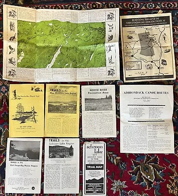 Adirondack Vintage Paper Ephemera And Topos. INdian Lake Schroon Lake Etc. • $12