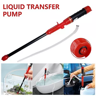 Transfer Pump Battery Operated Portable Electric Siphon Pump For Fuel Oil Water • $18.99