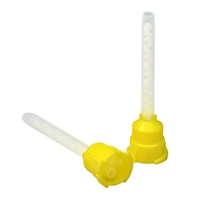 Dental Mixing Tips HP Yellow (50 Tips) Impression HP Tips Yellow 4.2mm • $12.99