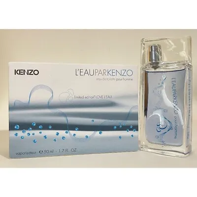 Kenzo L'eau Par Kenzo Pour Homme EDT 1.7 Fl Oz 50ml (Limited Edition Love L'eau) • $48