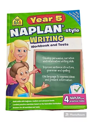 School Zone NAPLAN Style Year 5 Workbook Writing Workbook And Tests • $14.98