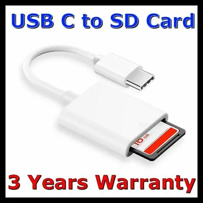 USB 3.1 Type-C To SD Card Reader Camera Adapter For Phone Macbook Samsung USB-C • $3.95