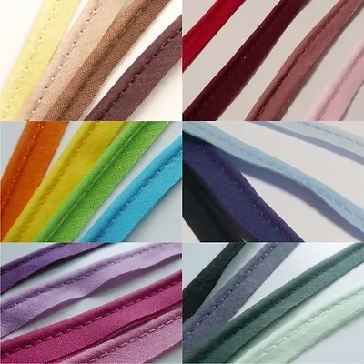 Flanged 2mm Insert Piping Cord Poly Cotton Bias Cut - Per Metre - Many Colours • £1.25