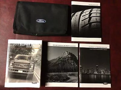 2017 17 Ford F 250 350 450 550 Super Duty Gas & Diesel Owners Manual Books Case • $29.75
