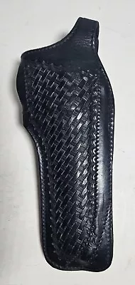 Vintage Safety Speed Basket Weave/Swivel Leather Holster #686 6  Barrel Revolver • $65