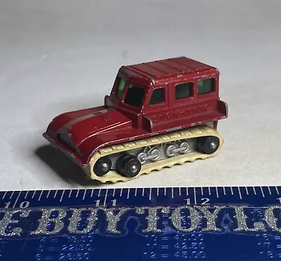 Vintage Lesney - Snow-Trac Tractor 35b - Red - Original Treads - England 1964 • $19.95